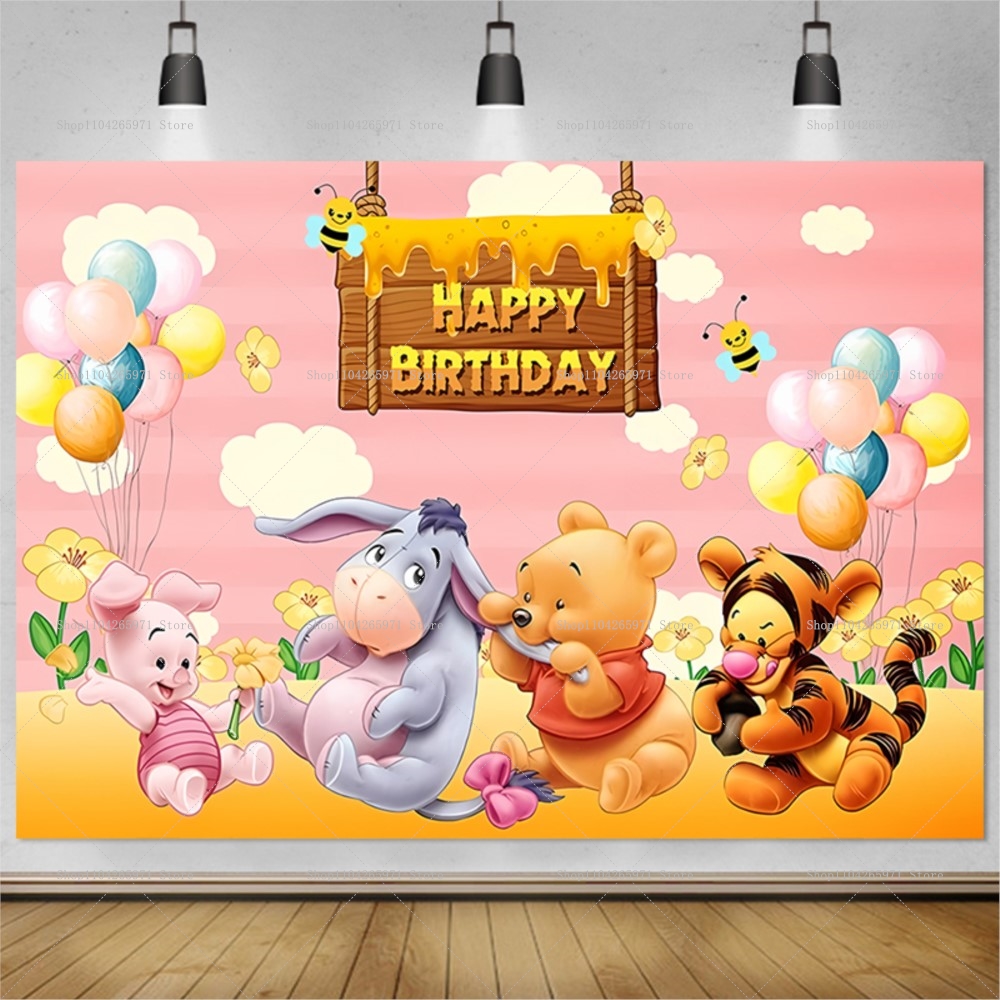 Baby Food Plan - Disney Winnie the Pooh Backdrops Children