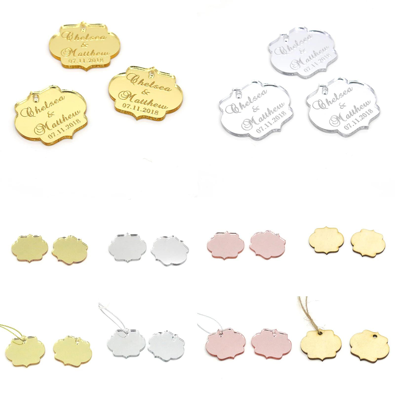 Baby Food Plan - 20/50/100Pcs Custom Wedding Party Baby Baptism