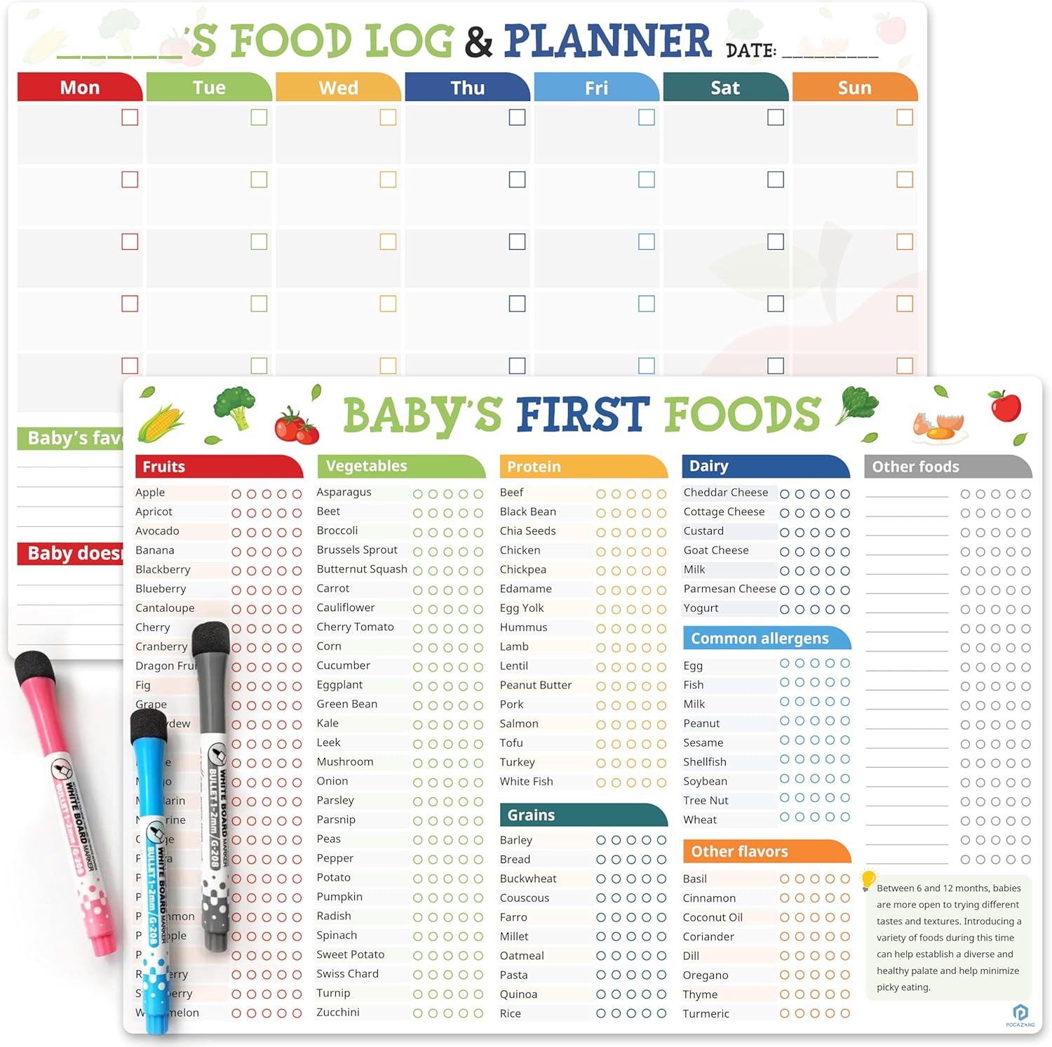 Baby Food Plan - Set of 2 Baby First Foods