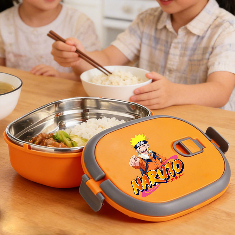 Baby Food Container - Anime Naruto Boy Lunch Boxes Man