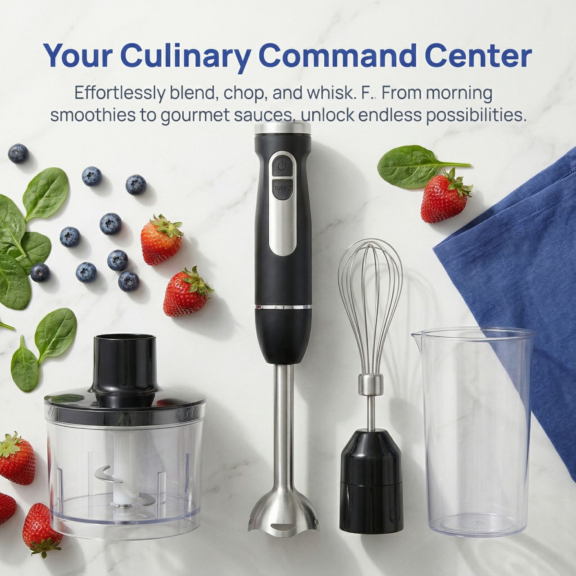 Baby Food Quantity - EU standard handheld 25-speed electric mixing