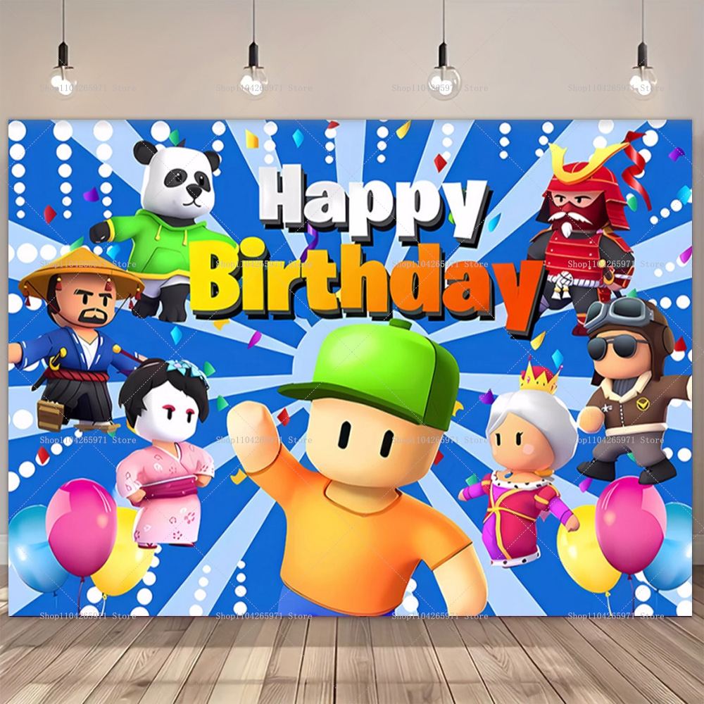 Baby Food Plan - Stumble Guys Theme Birthday Party Cartoon