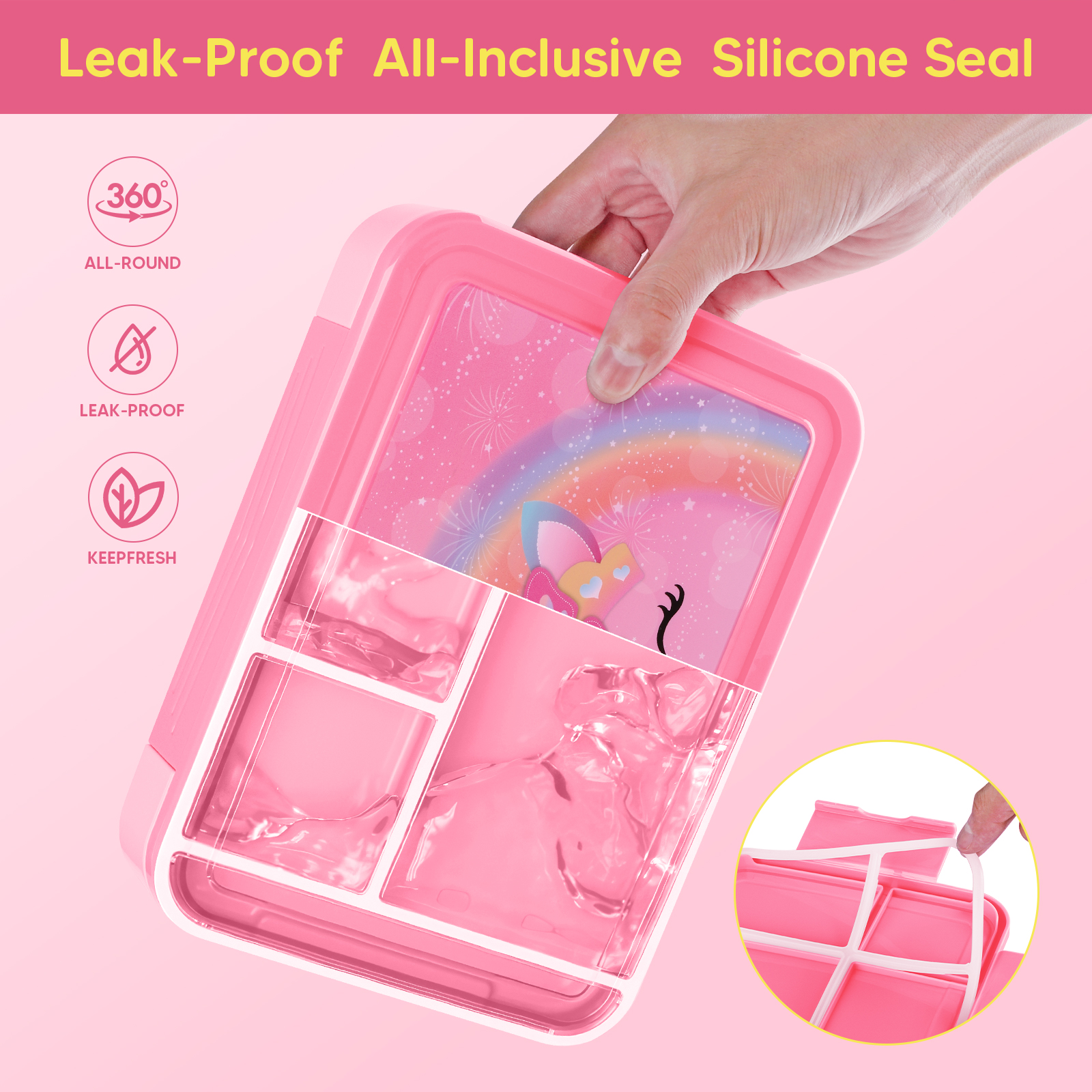 Children‘s Lunch Box Unicorn B – обзор и цена Baby Food Container