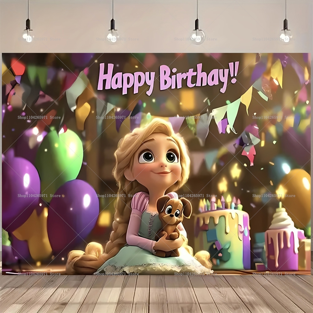 Cartoon Tangled Rapunzel Backd – обзор и цена Baby Food Plan