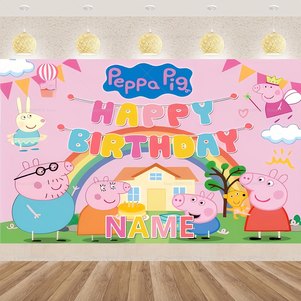 Custom Name Cartoon Peppa Pig  – обзор и цена Baby Food Plan