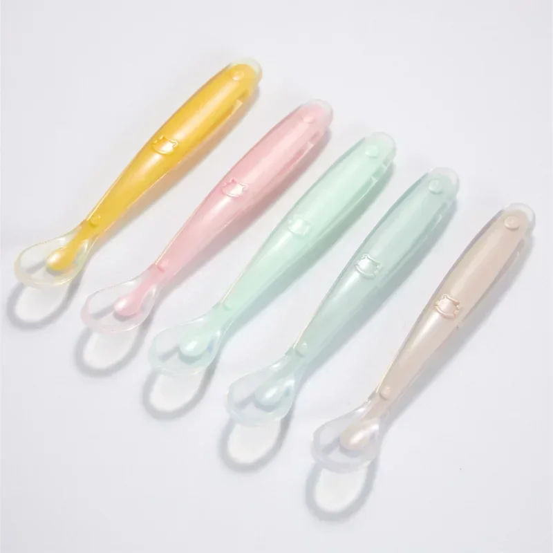 Soft Silicone Baby Spoon Toddl – обзор и цена Baby Food Quantity