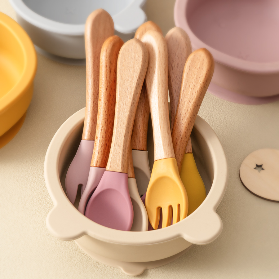 2PCS Baby Learning Spoons Uten – обзор и цена Baby Food Product