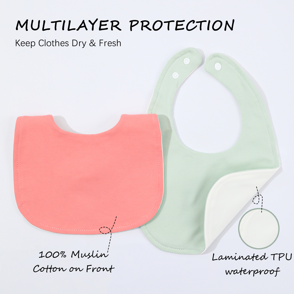 10-piece baby bib U-shaped sal – обзор и цена Baby Food Product